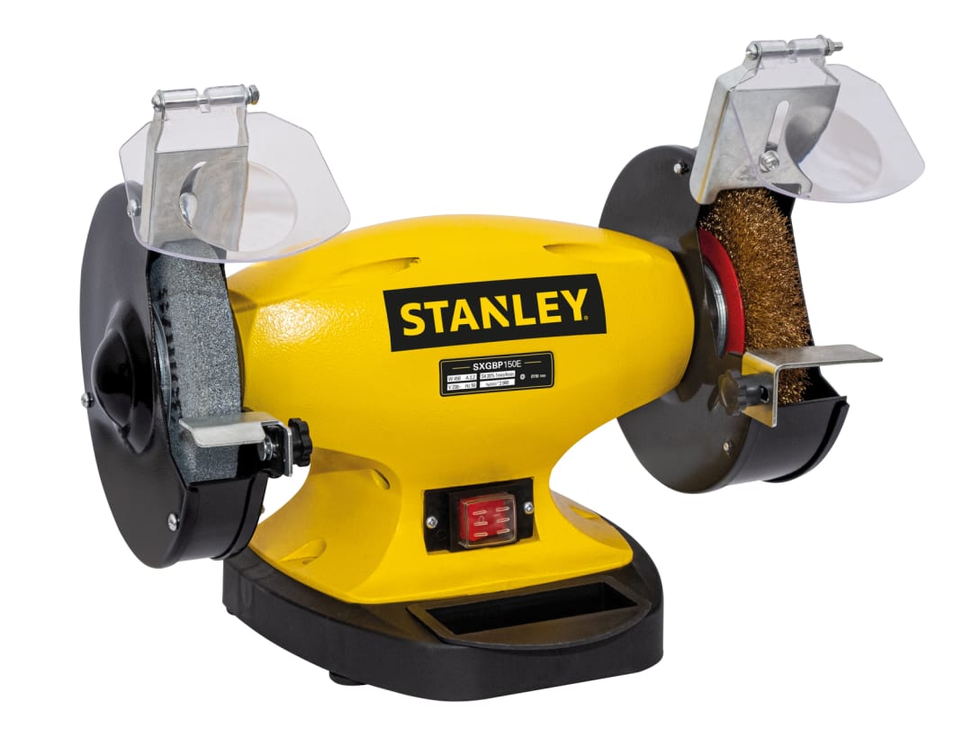 Stanley® Machines SXGB150E Bench Grinder with Grinding/Wire Wheel 240V 330W SXGBP150E