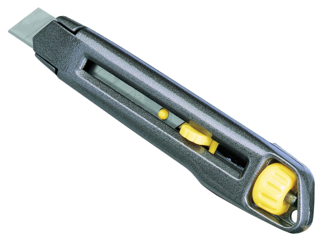 STANLEY® Hand Tools Interlock Snap-Off Blade Knife 18mm 0-10-018