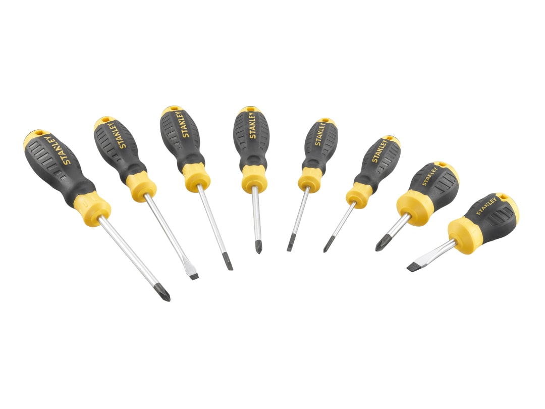 STANLEY® Hand Tools CUSHION GRIP™ Screwdriver Set, 8 Piece STHT16167-0