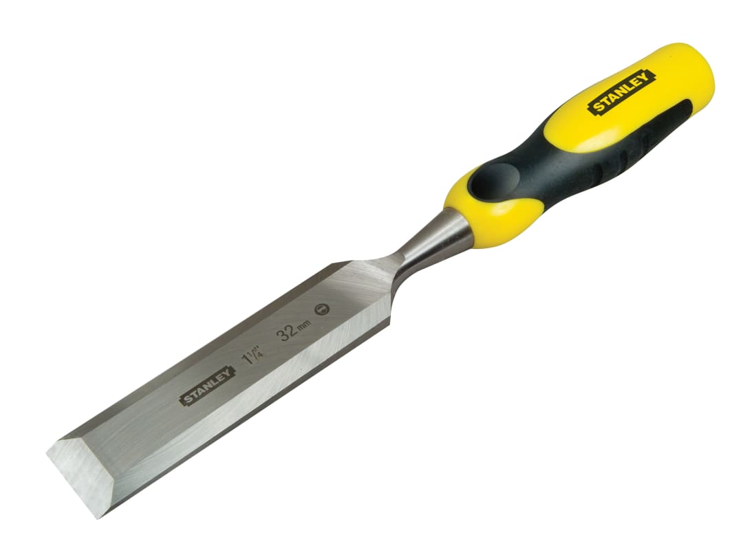 STANLEY® Hand Tools DYNAGRIP™ Bevel Edge Chisel with Strike Cap 38mm (1.1/2in) 0-16-882