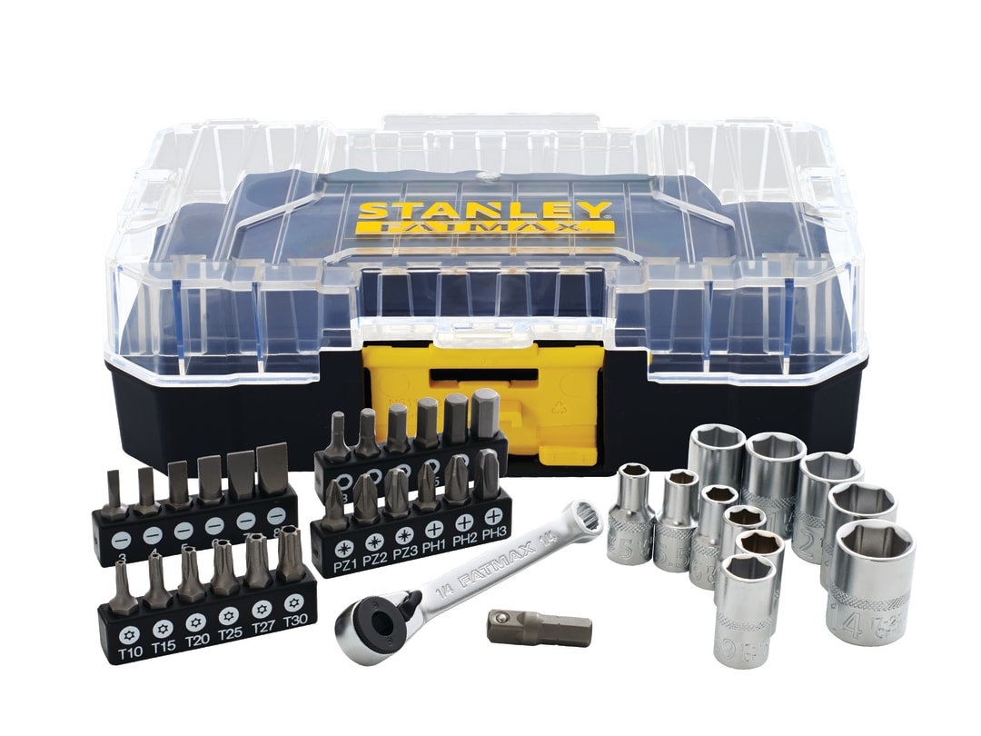 STANLEY® Hand Tools FatMax® PRO-STACK™ 1/4in Socket & Bit Set, 37 Piece FMMT19101-0