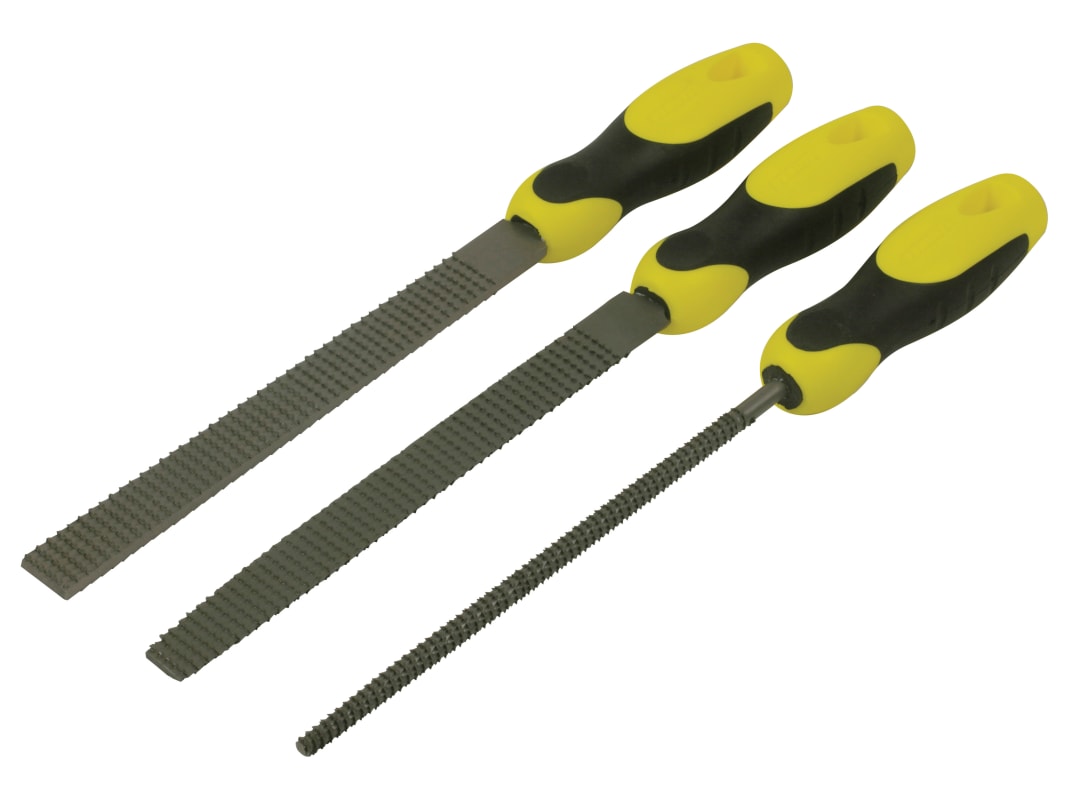 STANLEY® Hand Tools Handled Rasp Set, 3 Piece 0-22-477