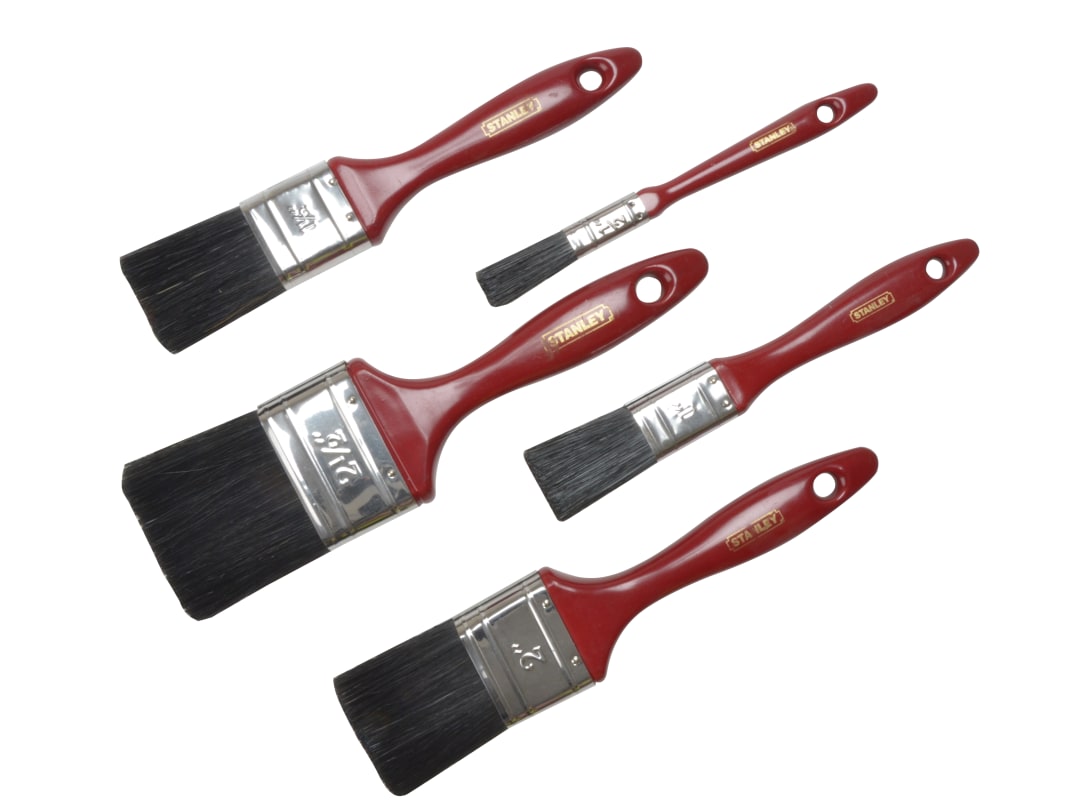 STANLEY® Hand Tools Decor Paint Brush Set of 5 12 25 37 50 & 62mm STPPIS5Z