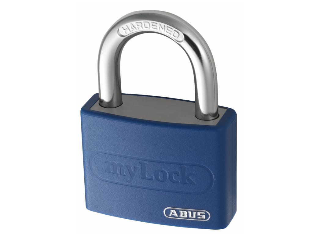 ABUS Mechanical T65AL/40mm My Lock Aluminium Padlock Blue Keyed Alike 6401 10049931-01