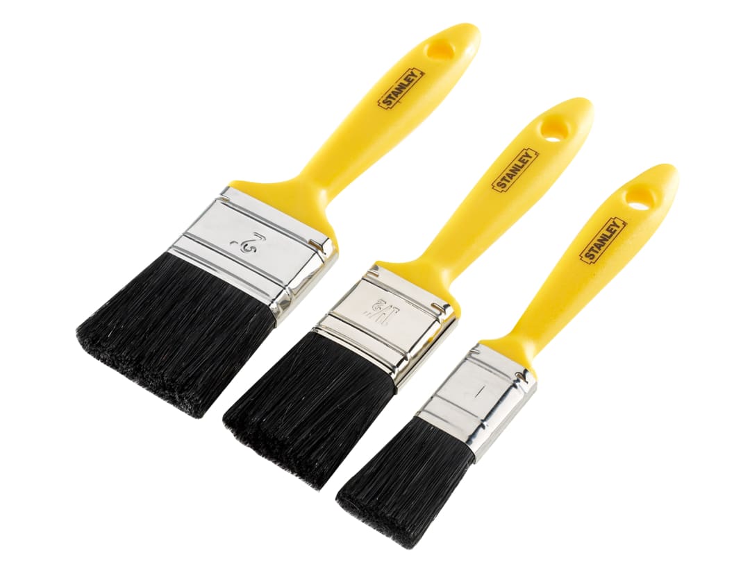STANLEY® Hand Tools Hobby Paint Brush Set of 3 25 38 & 50mm STPPYS3Z