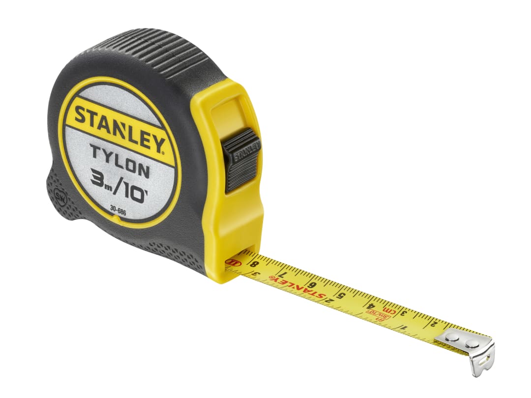 STANLEY® Hand Tools Tylon™ Pocket Tape 3m/10ft (Width 13mm) Carded 0-30-686