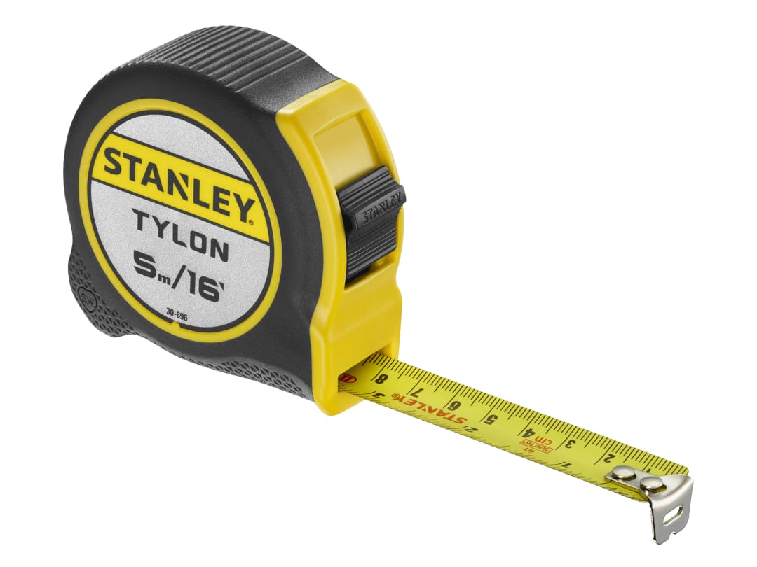 STANLEY® Hand Tools Tylon™ Pocket Tape 5m/16ft (Width 19mm) Carded 0-30-696