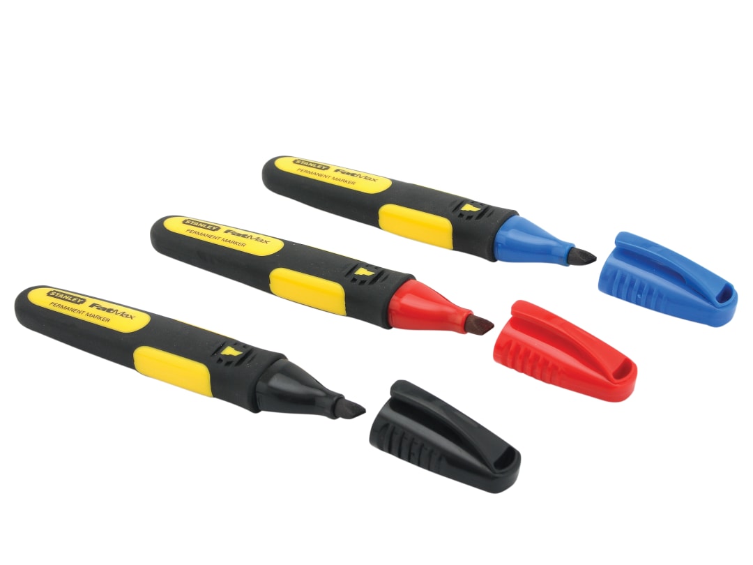 STANLEY® Hand Tools FatMax® Chisel Tip Marker (Pack 3) 0-47-315