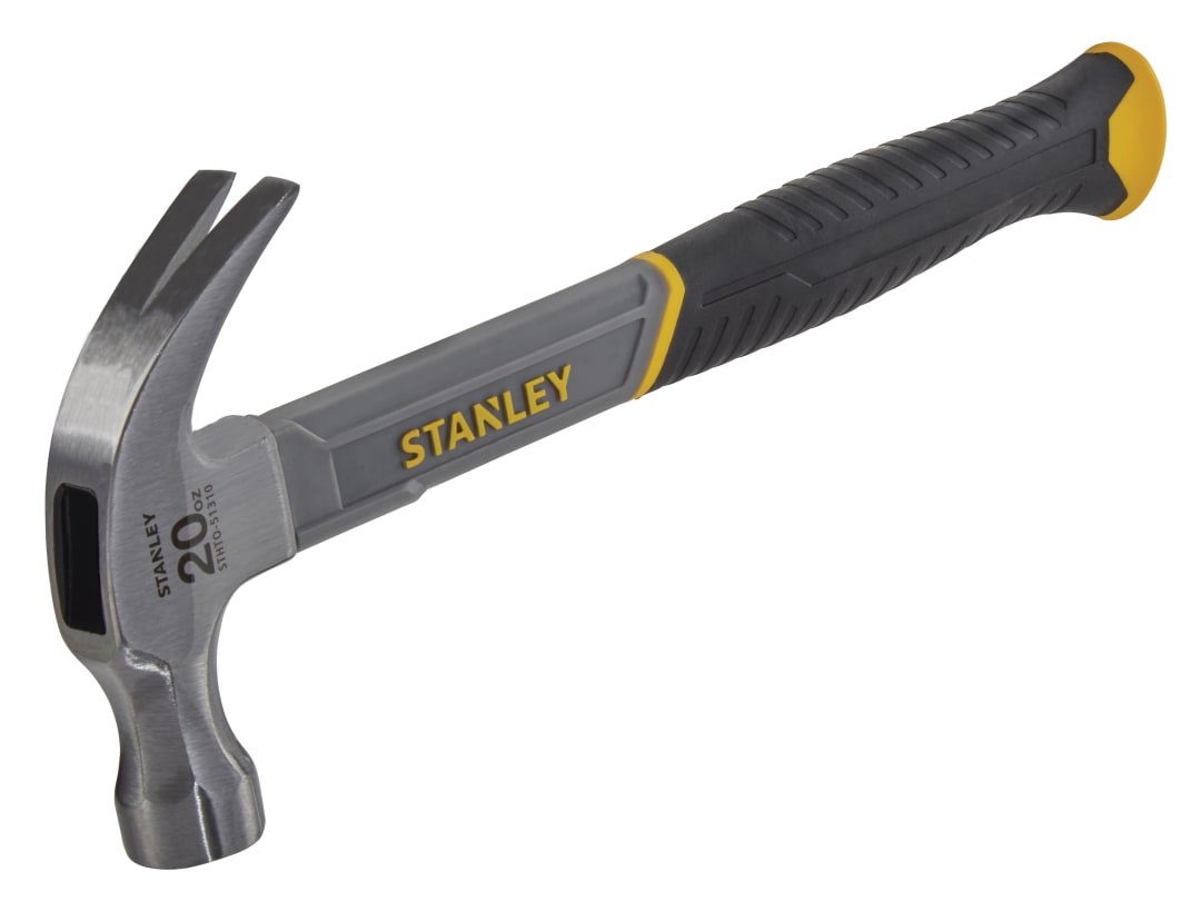 STANLEY® Hand Tools Curved Claw Hammer Fibreglass Shaft 570g (20oz) STHT0-51310