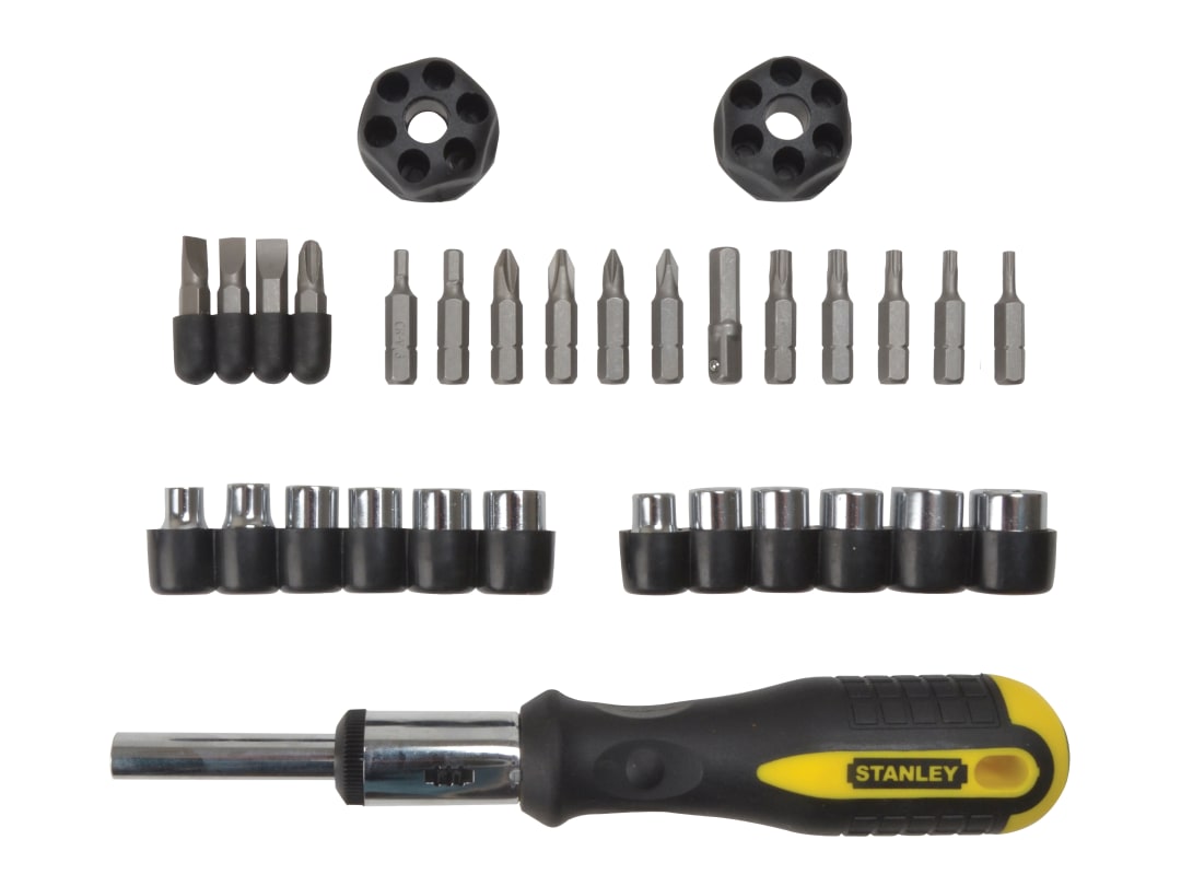 STANLEY® Hand Tools Ratchet Screwdriver Set of 29 0-54-925