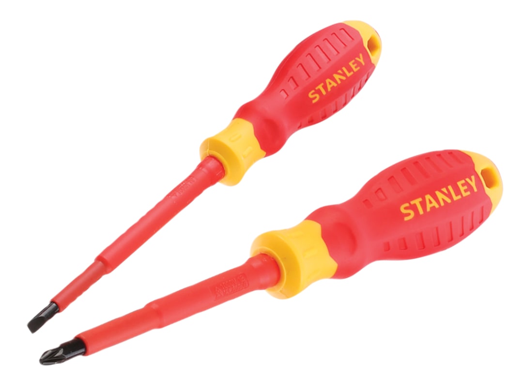STANLEY® Hand Tools FatMax® VDE Insulated Screwdriver Set, 2 Piece STHT60030-0