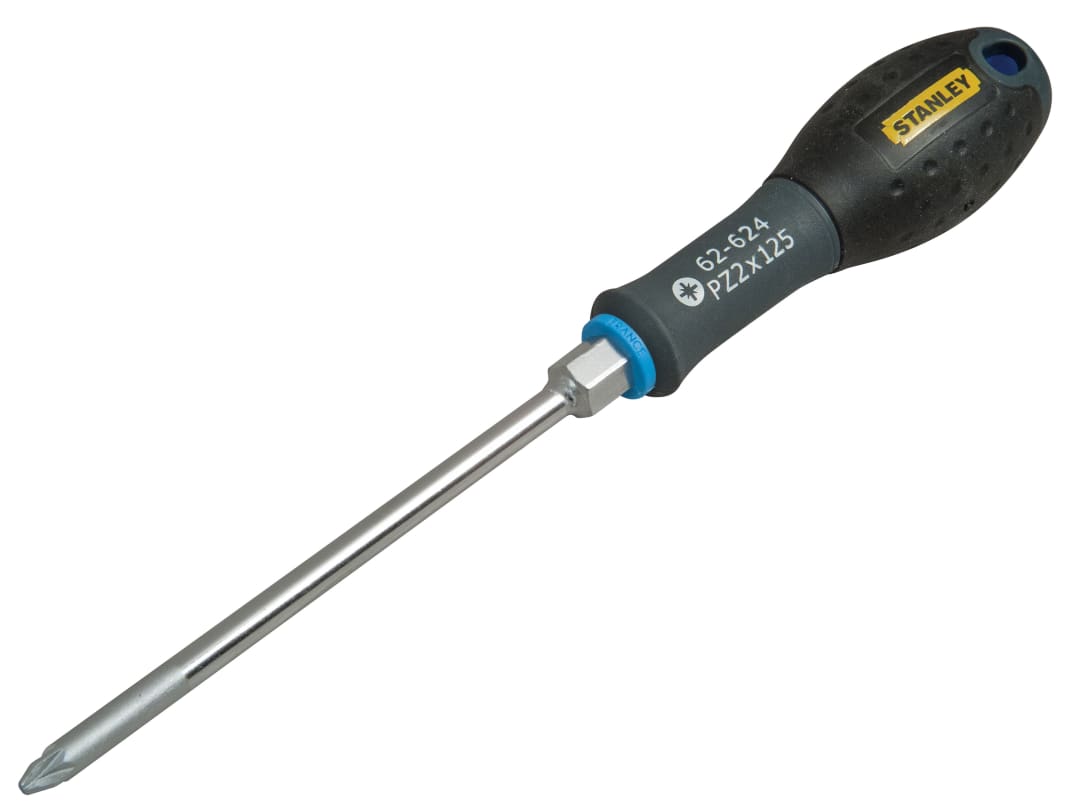 STANLEY® Hand Tools FatMax® Bolster Screwdriver Pozi Tip PZ2 x 125mm FMHT0-62624