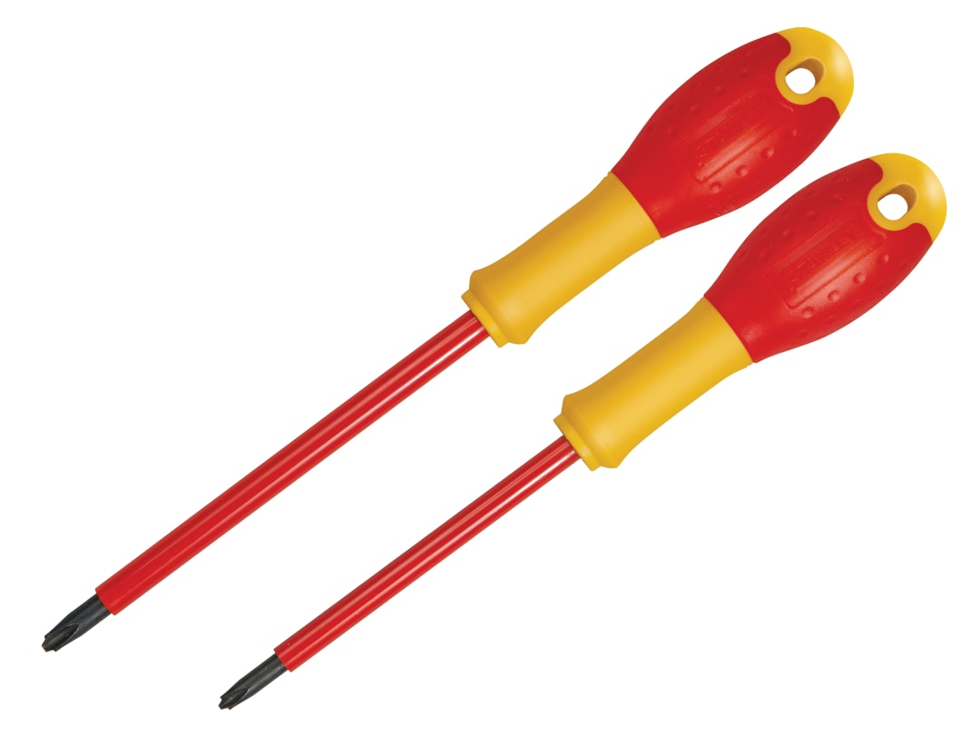 STANLEY® Hand Tools FatMax® VDE Insulated Borneo PH Screwdriver Set, 2 Piece FMHT0-62648