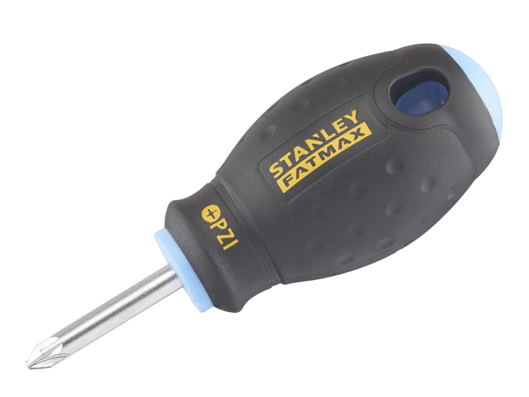 STANLEY® Hand Tools FatMax® Stubby Screwdriver Pozidriv Tip PZ1 x 30mm 0-65-408