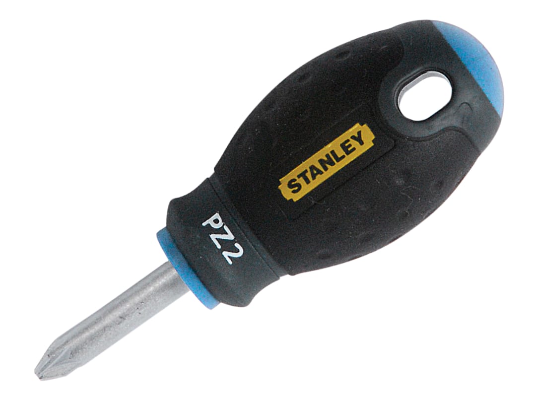 STANLEY® Hand Tools FatMax® Stubby Screwdriver Pozidriv Tip PZ2 x 30mm 0-65-409
