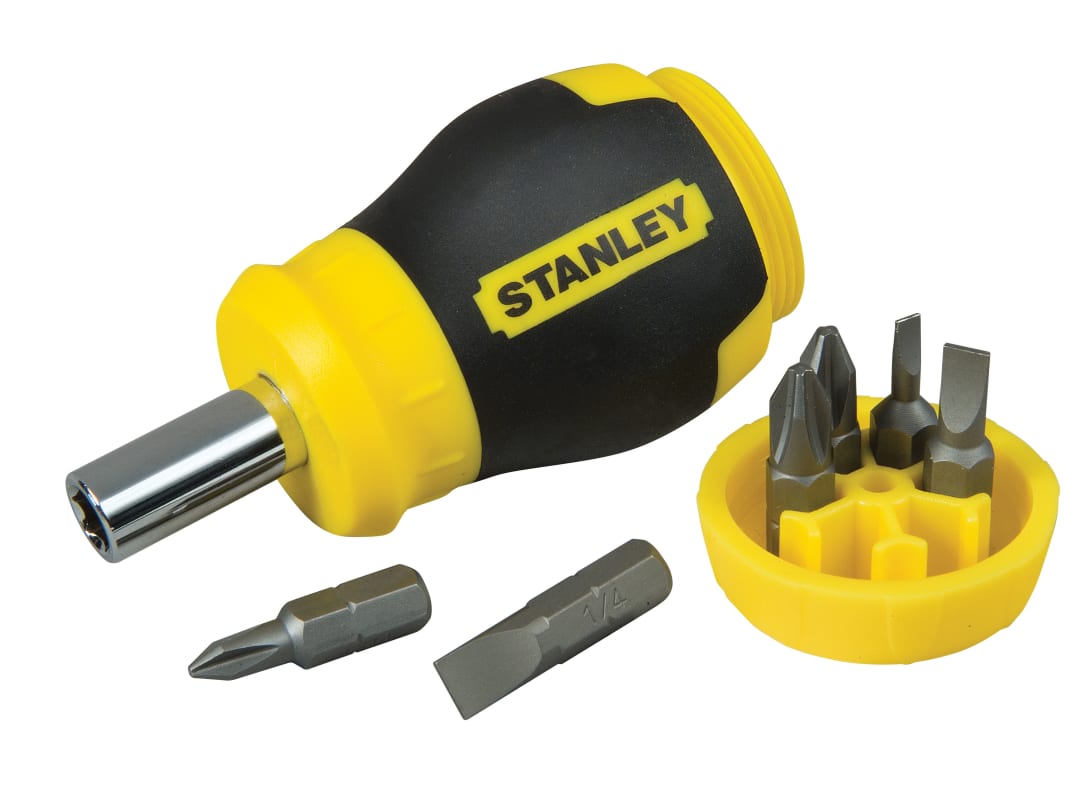 STANLEY® Hand Tools Stubby Screwdriver - Non Ratchet 0-66-357