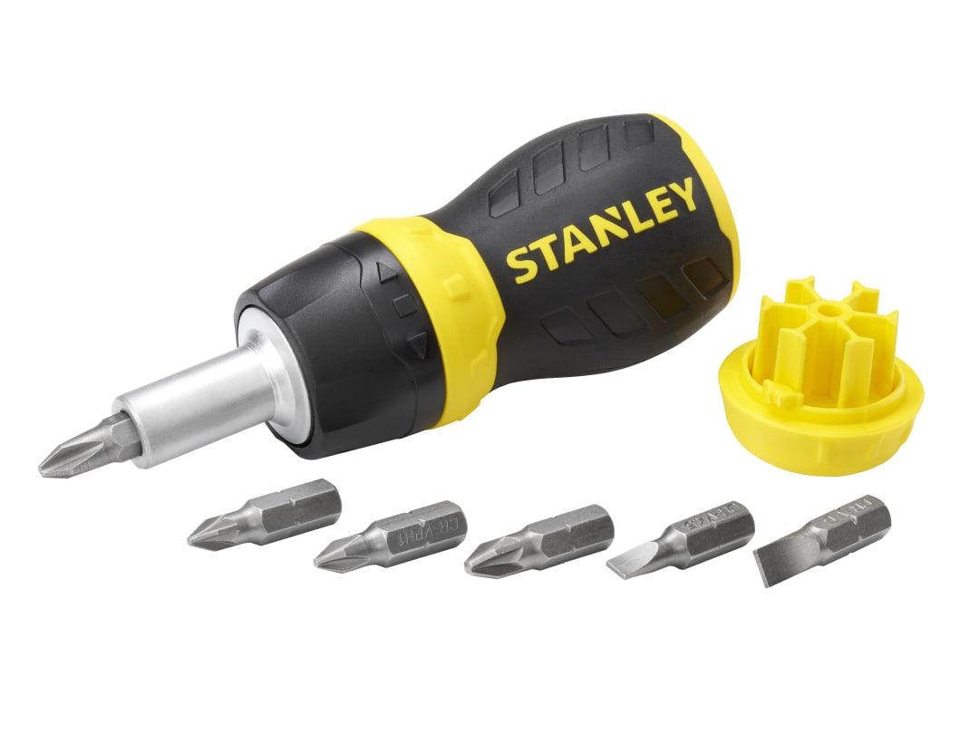 STANLEY® Hand Tools Multibit Ratchet Stubby & Bits 0-66-358