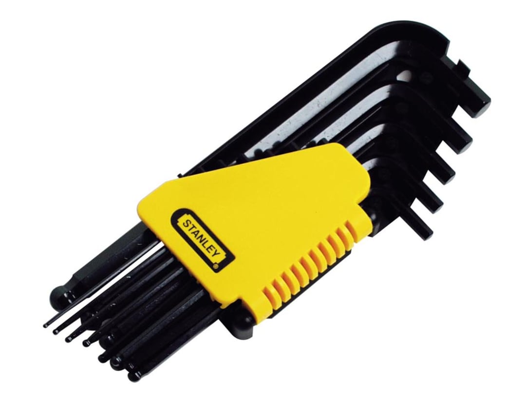 STANLEY® Hand Tools Imperial Ball End Hexagon Key Set, 12 Piece (1/16 - 3/8in) 0-69-257