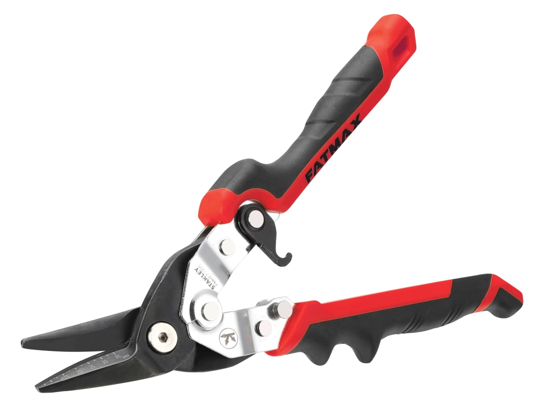 STANLEY® Hand Tools FatMax® Red Ergo Aviation Snips Left Cut 250mm (10in) FMHT73755-0