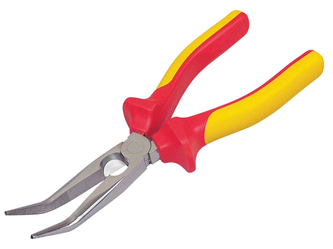 STANLEY® Hand Tools FatMax® Bent Long Nose Pliers VDE 200mm 0-84-008