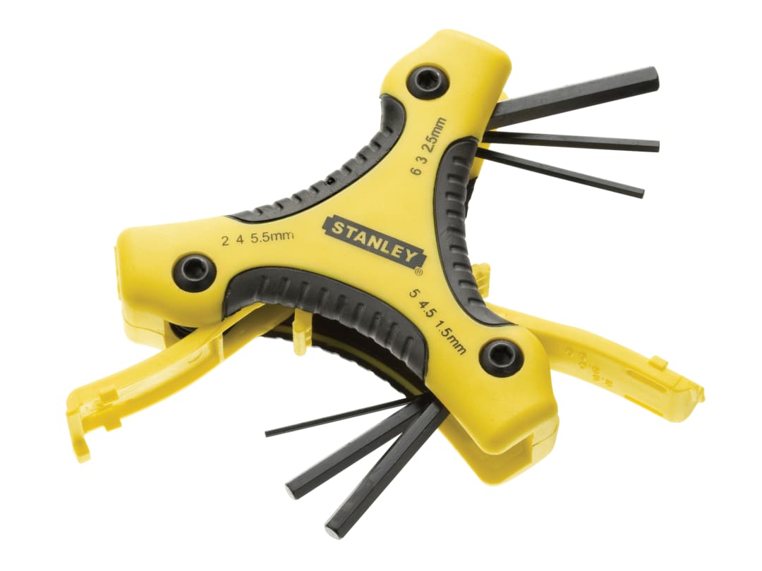 STANLEY® Hand Tools Metric Triangle Hexagon Key Set, 9 Piece 0-95-935