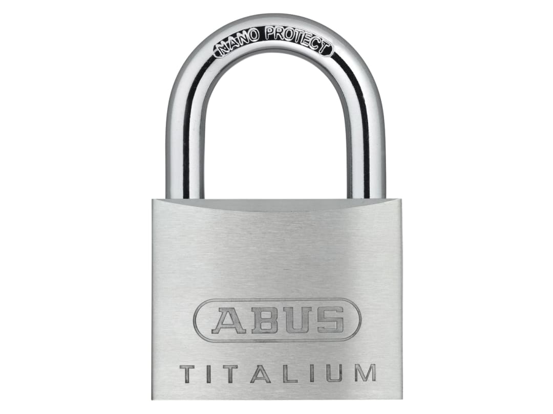 ABUS Mechanical 64TI/50mm TITALIUM™ Padlock Keyed Alike KA6512 10056206-01