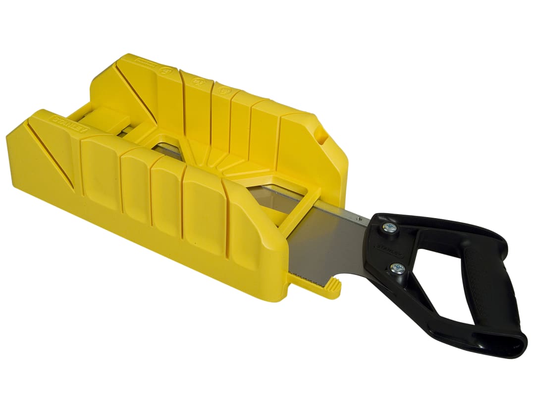 STANLEY® Hand Tools Saw Storage Mitre Box with Saw 1-19-800
