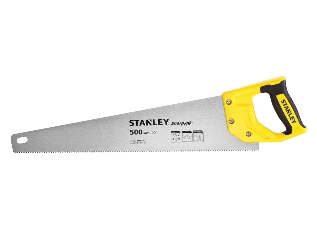 STANLEY® Hand Tools Sharpcut™ Handsaw 500mm (20in) 7 TPI STHT20367-1