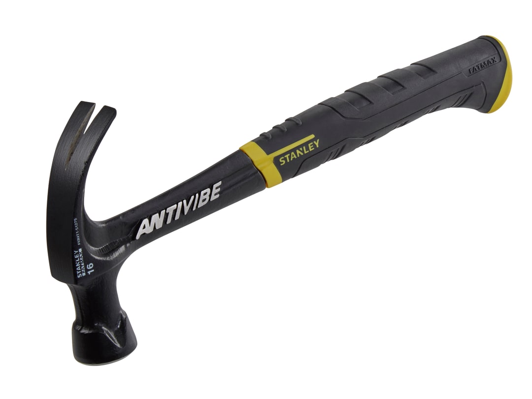 STANLEY® Hand Tools FatMax® AntiVibe All Steel Curved Claw Hammer 450g (16oz) FMHT1-51275