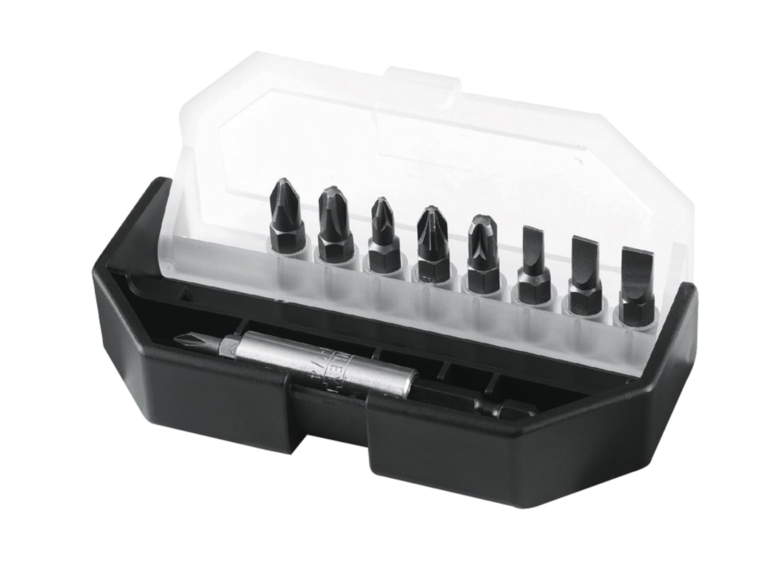 STANLEY® Hand Tools Slotted/Phillips/Pozidriv Insert Bit Set, 10 Piece 1-68-734