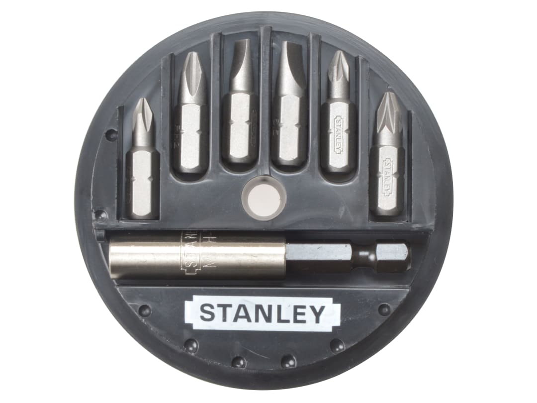 STANLEY® Hand Tools Slotted/Phillips/Pozidriv Insert Bit Set, 7 Piece 1-68-737