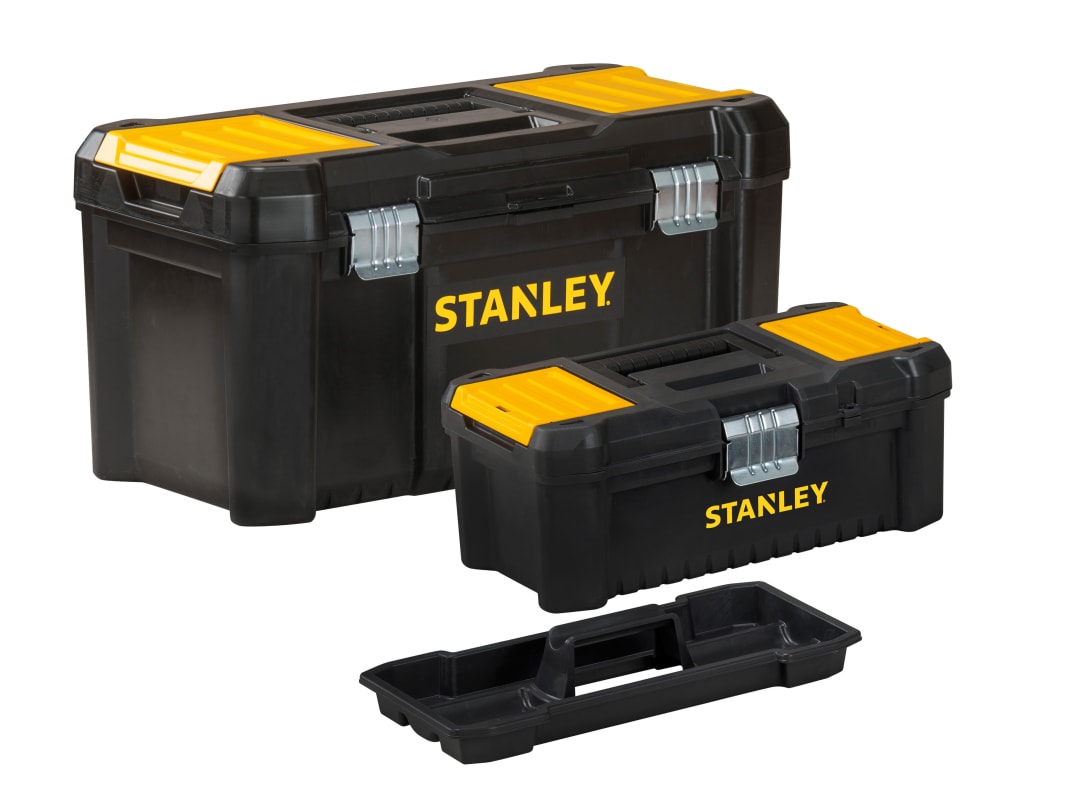 STANLEY® Hand Tools Essential Toolbox Bonus Pack 32cm (12.1/2in) & 48cm (19in) STST1-75772