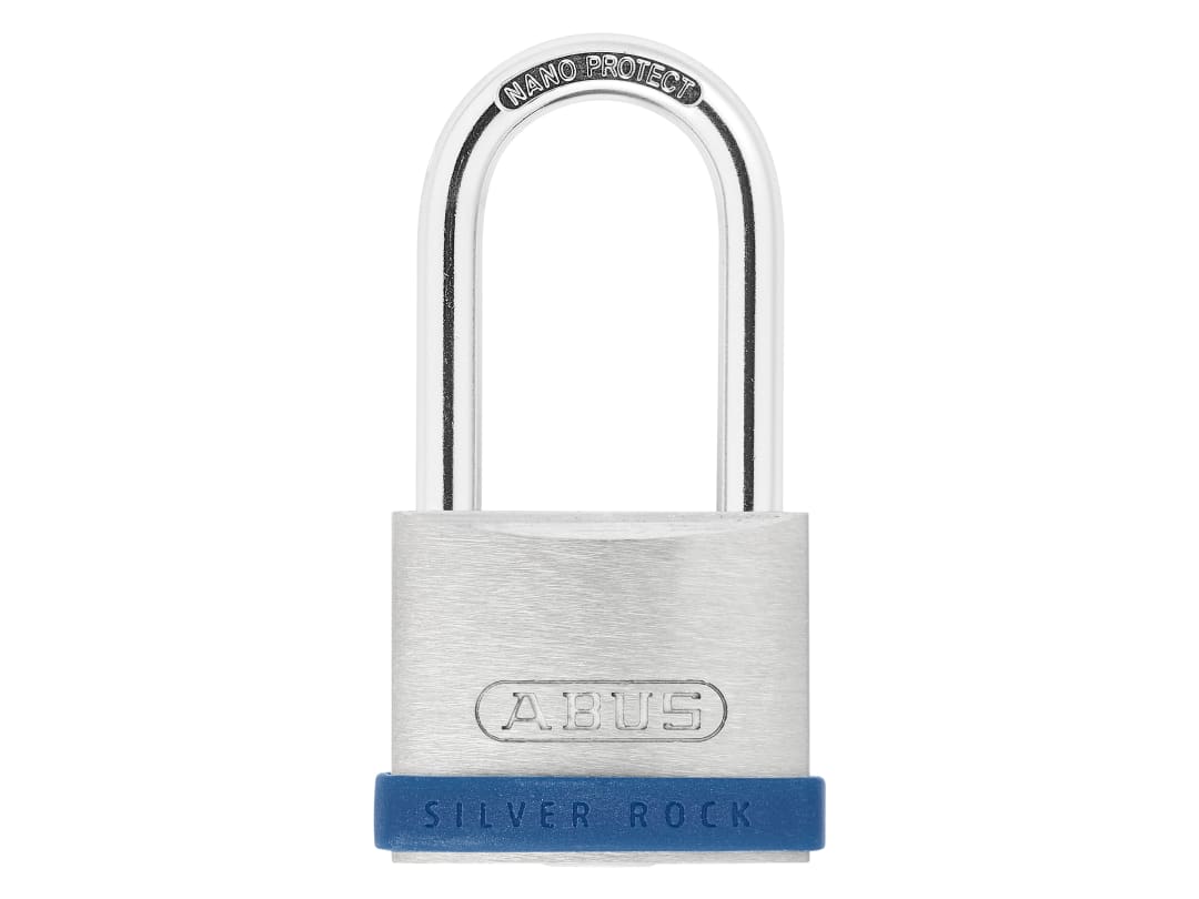 ABUS Mechanical 40mm Silver Rock™ 5 Padlock Long Shackle 40mm Keyed Alike 10080880-01