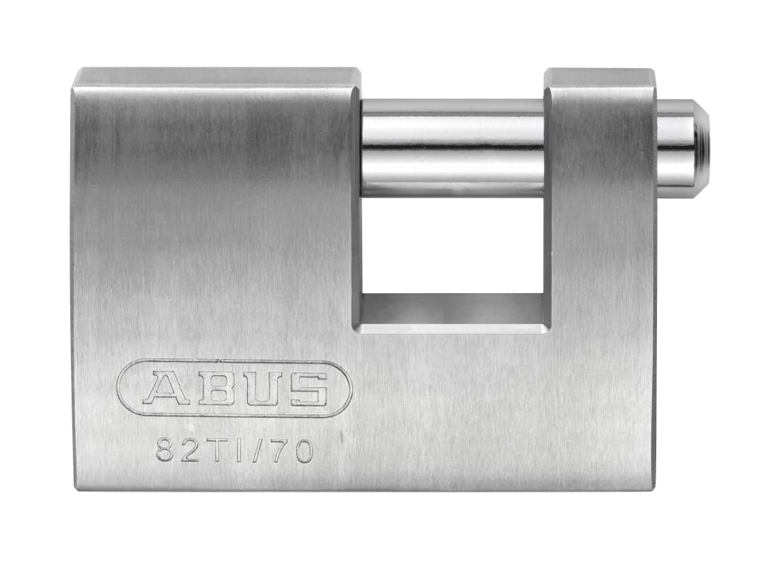 ABUS Mechanical 82TI/70mm TITALIUM™ Shutter Padlock Keyed Alike KA8518 10024674-01