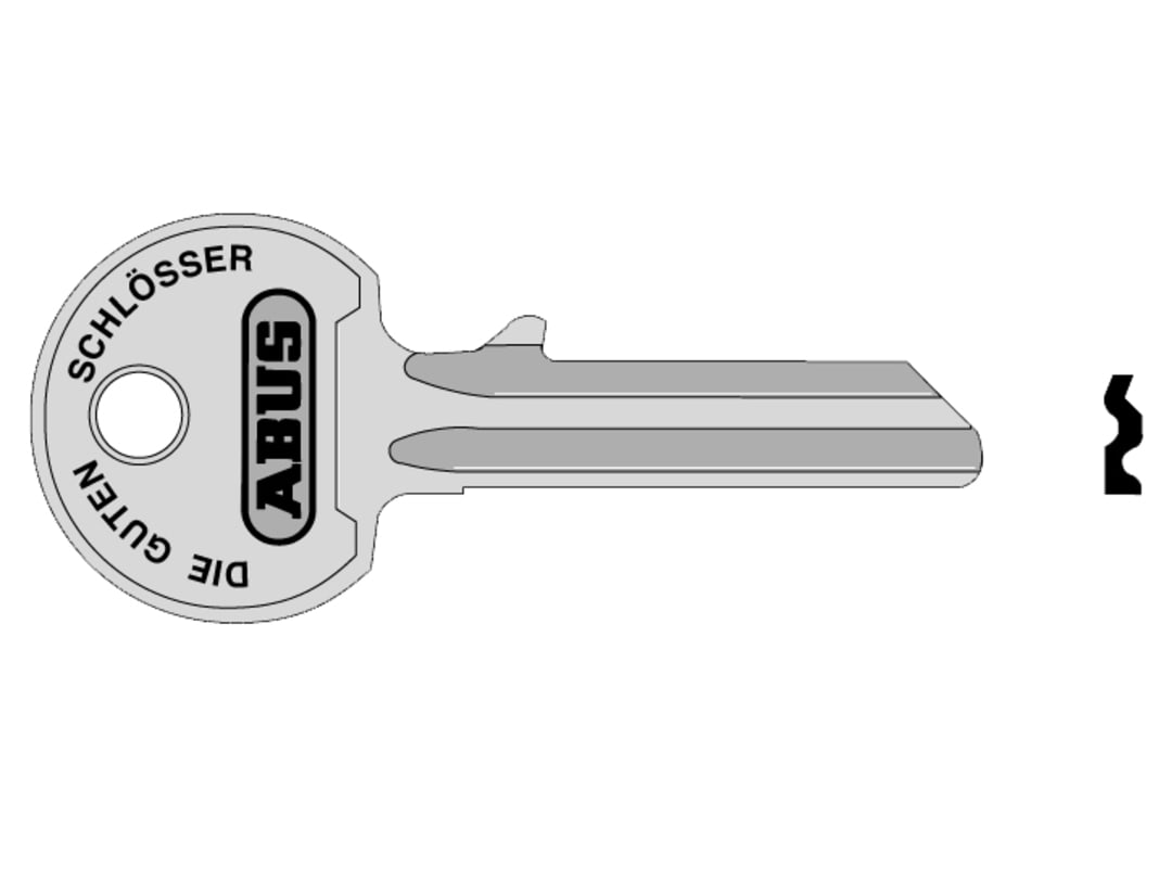 ABUS Mechanical 36/55 55mm Right Hand Key Blank 10000835-01