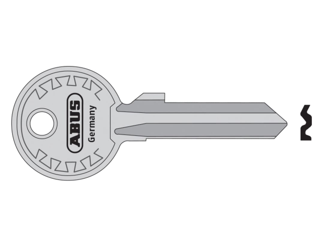 ABUS Mechanical 24/70-82/63-92/65 Key Blank 00906 10000906-01