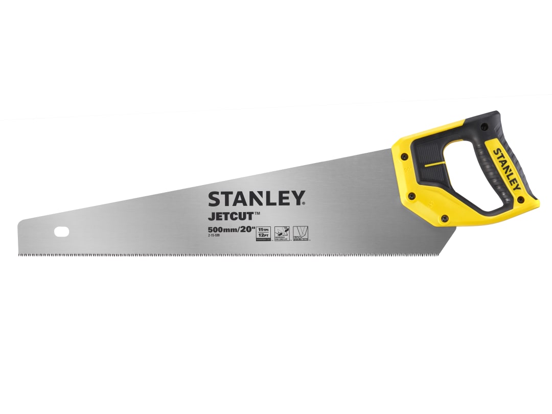 STANLEY® Hand Tools Jet Cut Fine Handsaw 500mm (20in) 11 TPI 2-15-599