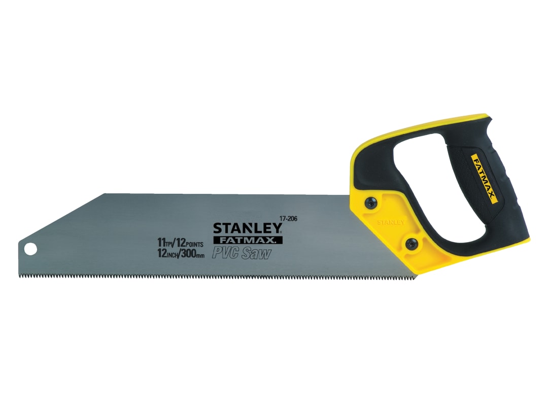 STANLEY® Hand Tools FatMax® PVC & Plastic Saw 300mm (12in) 11 TPI 2-17-206