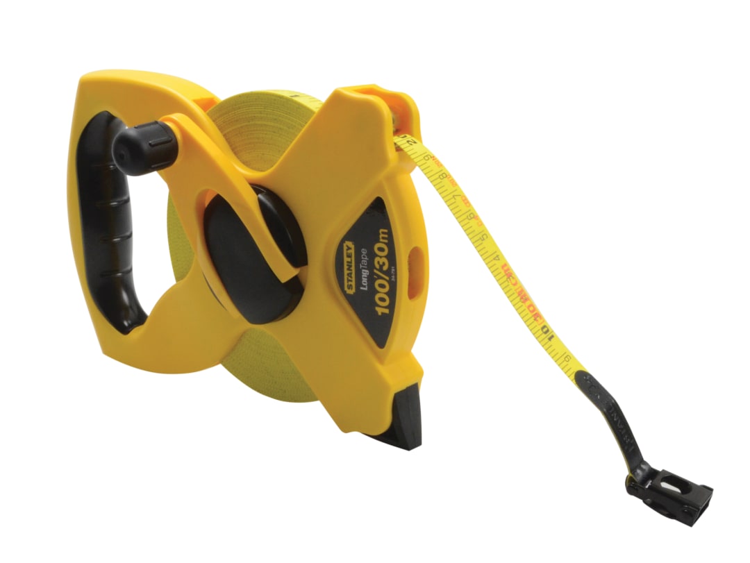 STANLEY® Hand Tools Open Reel Fibreglass Tape 30m/100ft (Width 13mm) 2-34-791