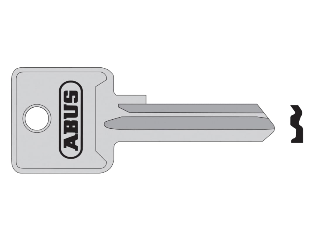 ABUS Mechanical 85/50 50mm +60 Left Hand Key Blank 10002697-01