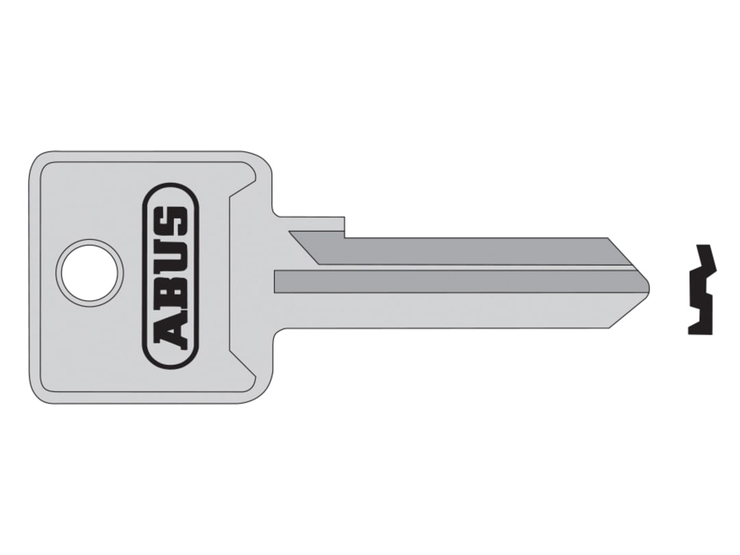 ABUS Mechanical 85/70 Left Hand Key Blank 10002698-01