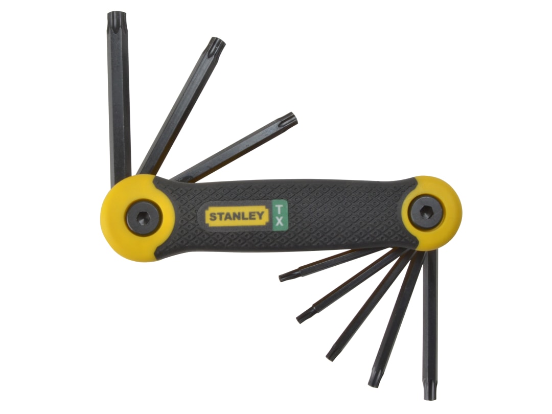 STANLEY® Hand Tools TORX Key Folding Set of 8 (TX9-TX40) 2-69-266