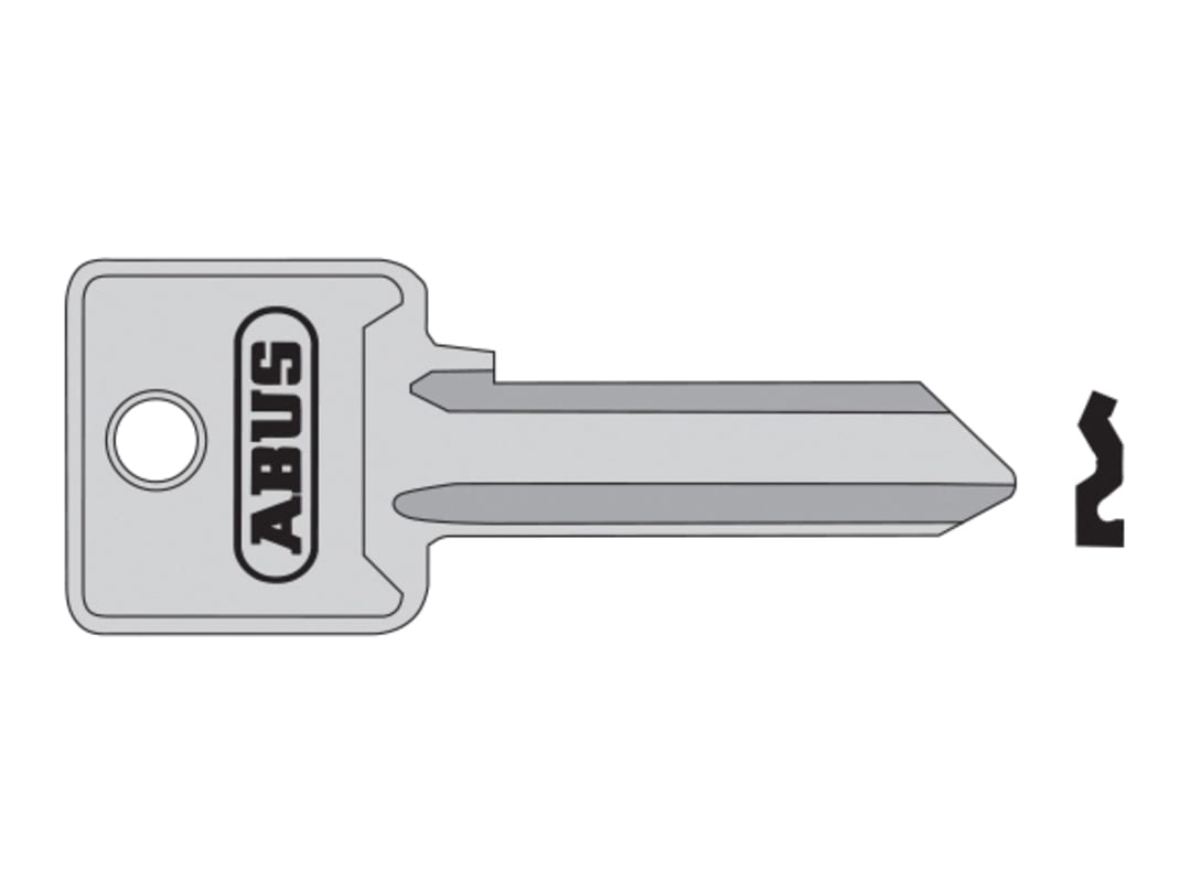 ABUS Mechanical 85/30 30mm Right Hand Key Blank 10002701-01