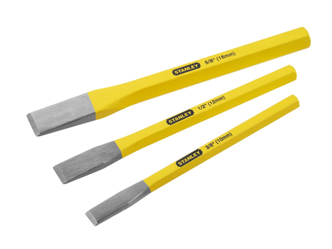 STANLEY® Hand Tools Cold Chisel Kit 3 Piece 4-18-298