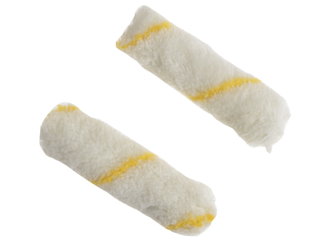 STANLEY® Hand Tools Medium Pile Silver Stripe Sleeve 100mm (4in) 2 Pack STRMGR20