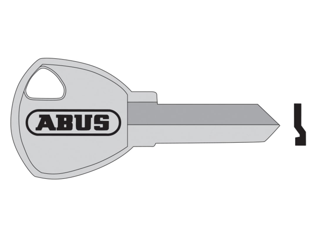 ABUS Mechanical 65/50 50mm +60 Old Key Blank 10002896-01