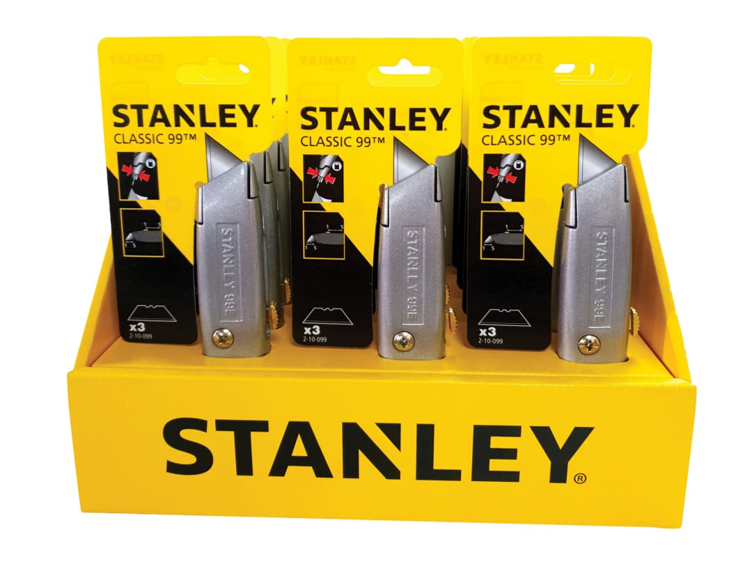 STANLEY® Hand Tools 99E Counter Display of 12 Knives STHT10099-9