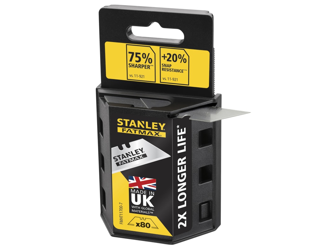 STANLEY® Hand Tools FatMax® Heavy-Duty Blades (Dispenser of 100) FMHT11700-9