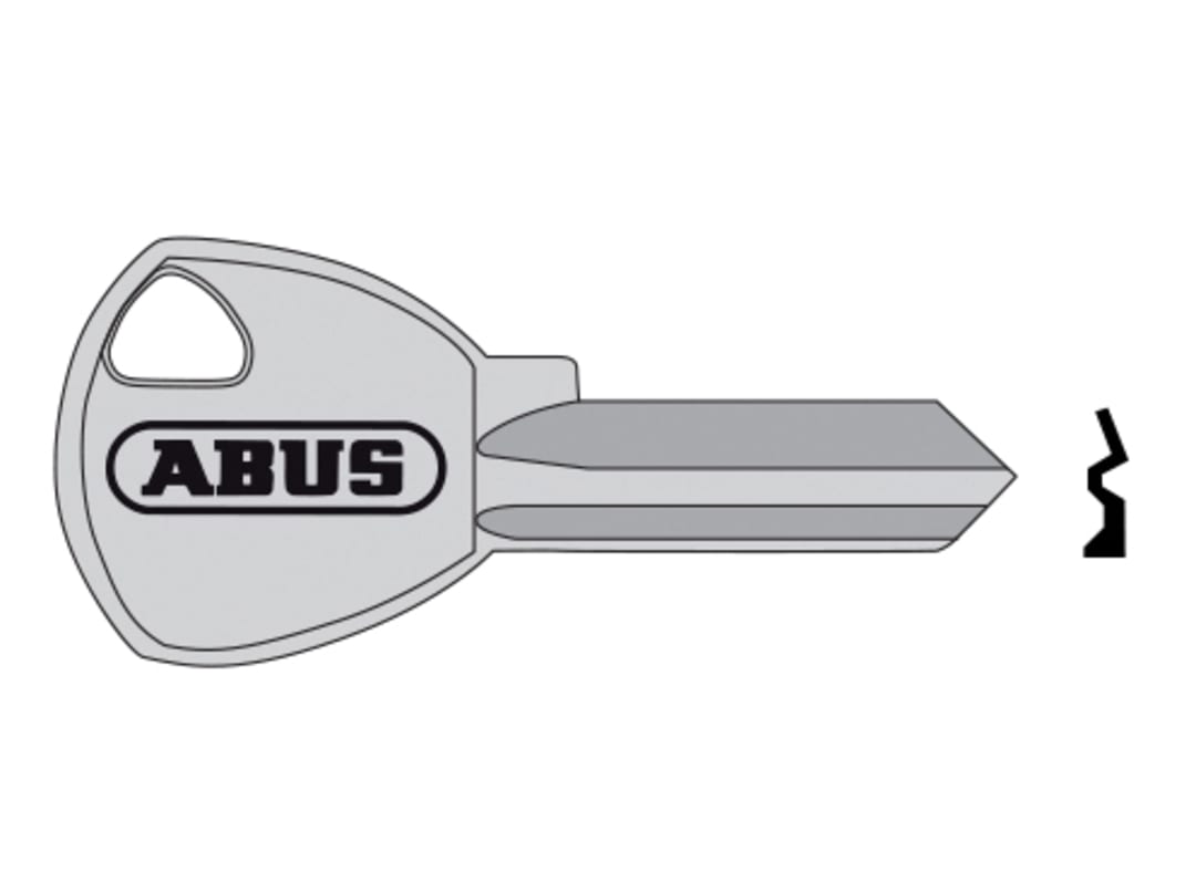 ABUS Mechanical 65/25 25mm New Profile Key Blank 10011406-01