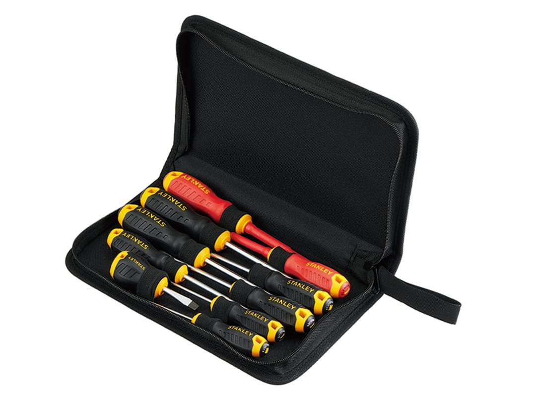 STANLEY® Hand Tools Mixed Screwdriver Set in Wallet, 10 Piece STHT60035-9